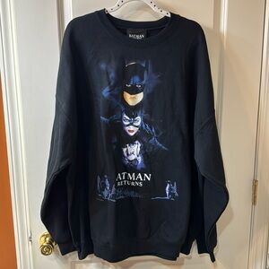 NWT , Batman Returns unisex sweatshirt from Vixen by Micheline Pitt